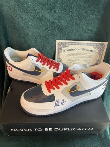 Nolan Ryan Nike Tennis Shoes only 34 made. This is #5 Signed by Nolan Ryan comes with Certificate of: Nolan Ryan Nike Tennis Shoes only 34 made. This is #5 Signed by Nolan Ryan comes with Certificate of Authenticity. Customized by Dank & Co KEY WORDS: INDIAN ARTIFACT ARTIFACTS ARROWHEAD ARROWHEADS