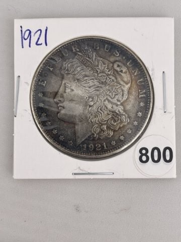1921 Morgan Silver Dollar Coin: KEY WORDS: INDIAN ARTIFACT ARTIFACTS ARROWHEAD ARROWHEADS NATIVE AMERICAN MISSISSIPPIAN QUAPAW CADDO POTTERY COINS MORGAN DOLLAR PEACE DOLLAR SILVER COINS. All coins have been Sigma tested for authent