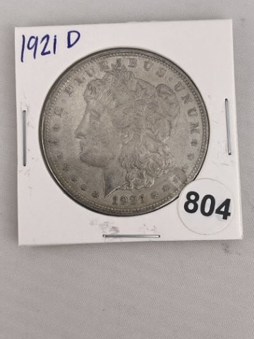 1921 D Morgan Silver Dollar Coin (1 of 2)