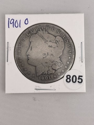 1901 O Morgan Silver Dollar Coin (1 of 2)