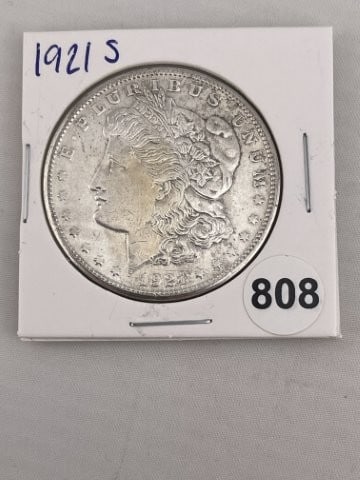 1921 S Morgan Silver Dollar Coin: KEY WORDS: INDIAN ARTIFACT ARTIFACTS ARROWHEAD ARROWHEADS NATIVE AMERICAN MISSISSIPPIAN QUAPAW CADDO POTTERY COINS MORGAN DOLLAR PEACE DOLLAR SILVER COINS. All coins have been Sigma tested for authent
