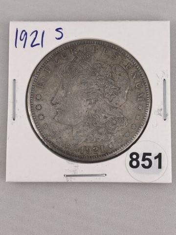 1921 S Morgan Silver Dollar Coin (1 of 2)