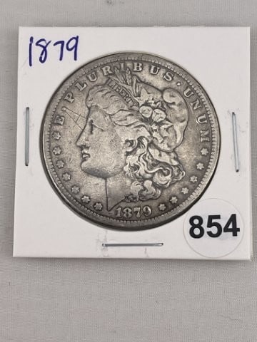 1879 Morgan Silver Dollar Coin (1 of 2)