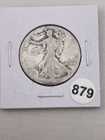 Walking Liberty Half Dollar Silver Coin (1 of 2)