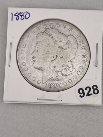 1880 Morgan Silver Dollar Coin (1 of 2)