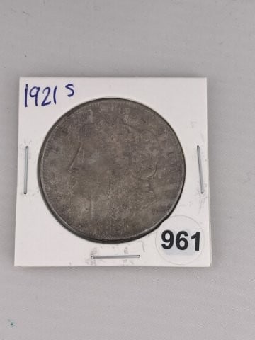 1921 S Morgan Silver Dollar Coin (1 of 2)