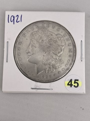 1921 Morgan Silver Dollar Coin (1 of 2)