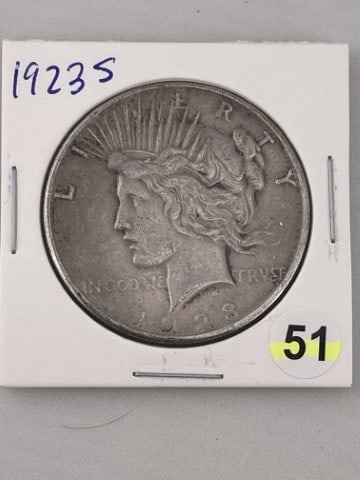 1923 S Peace Silver Dollar Coin (1 of 2)