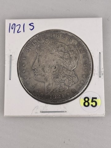 1921 S Morgan Silver Dollar Coin (1 of 2)