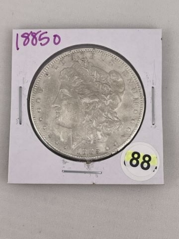 1885 O Morgan Silver Dollar Coin (1 of 2)