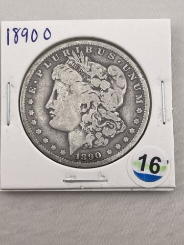 1890 O Morgan Silver Dollar Coin (1 of 2)