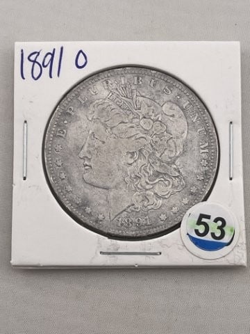1891 O Morgan Silver Dollar Coin (1 of 2)