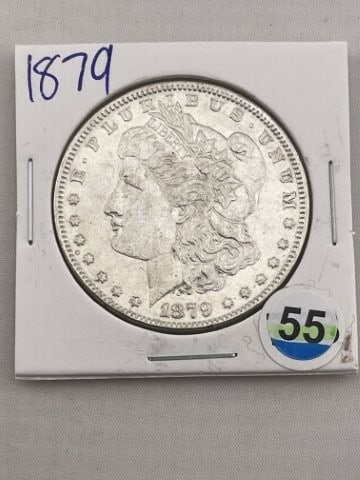 1879 Morgan Silver Dollar Coin (1 of 2)