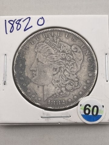 1882 O Morgan Silver Dollar Coin (1 of 2)