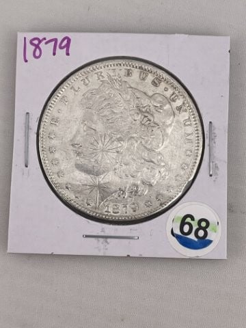 1879 Morgan Silver Dollar Coin (1 of 2)