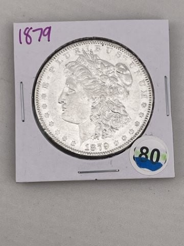 1879 Morgan Silver Dollar Coin (1 of 2)