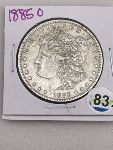 1885 O Morgan Silver Dollar Coin (1 of 2)