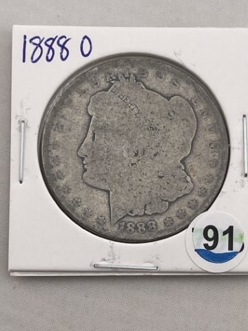 1888 O Morgan Silver Dollar Coin (1 of 2)