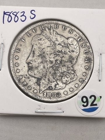 1883 S Morgan Silver Dollar Coin (1 of 2)