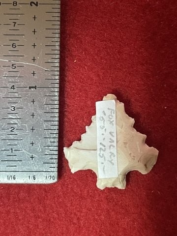Fox Valley Indian Artifact Arrowhead (1 of 3)