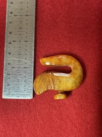 Chinese Jade Hongshan Figurine: KEY WORDS: INDIAN ARTIFACT ARTIFACTS ARROWHEAD ARROWHEADS NATIVE AMERICAN MISSISSIPPIAN QUAPAW CADDO POTTERY COINS MORGAN DOLLAR PEACE DOLLAR SILVER COINS. All coins have been Sigma tested for authent