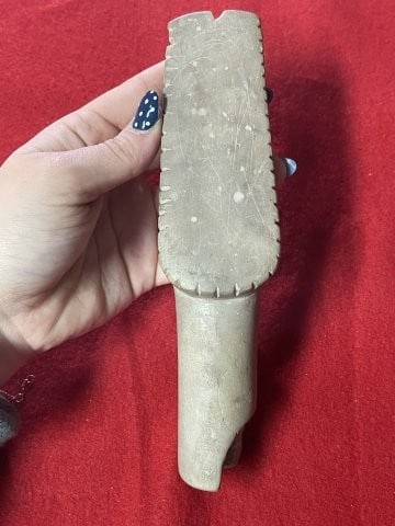 Stone Pipe Indian Artifact Arrowhead - 4