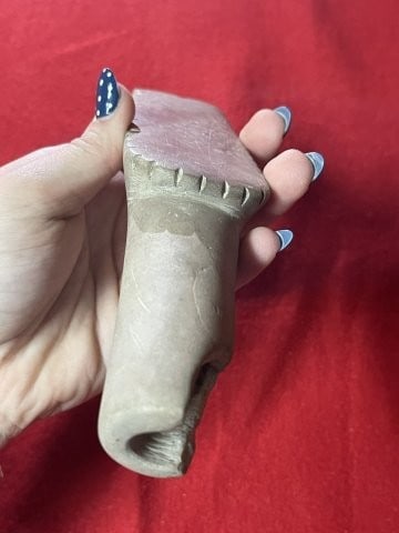 Stone Pipe Indian Artifact Arrowhead - 7