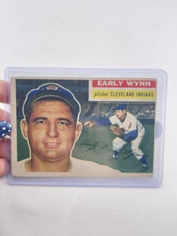 Topps Early Wynn Baseball Card: KEY WORDS: INDIAN ARTIFACT ARTIFACTS ARROWHEAD ARROWHEADS NATIVE AMERICAN MISSISSIPPIAN QUAPAW CADDO POTTERY COINS MORGAN DOLLAR PEACE DOLLAR SILVER COINS. All coins have been Sigma tested for authent