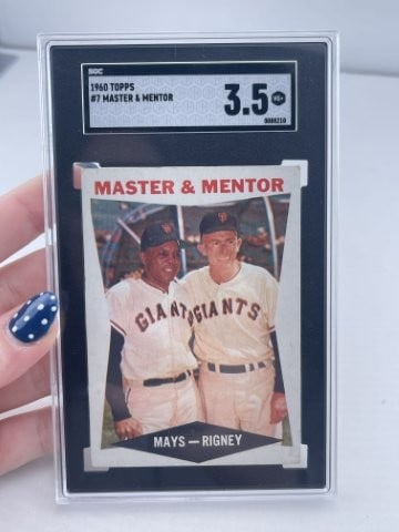 1960 Topps Willie Mays Baseball Card: KEY WORDS: INDIAN ARTIFACT ARTIFACTS ARROWHEAD ARROWHEADS NATIVE AMERICAN MISSISSIPPIAN QUAPAW CADDO POTTERY COINS MORGAN DOLLAR PEACE DOLLAR SILVER COINS. All coins have been Sigma tested for authent