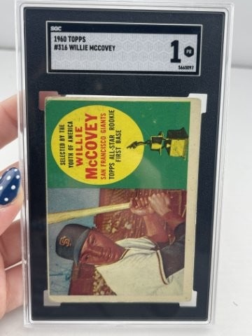 1960 Topps Willie McCovey Baseball Card (1 of 2)