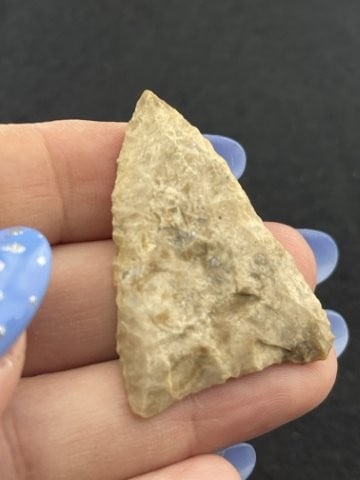 Triangle Indian Artifact Arrowhead - 3