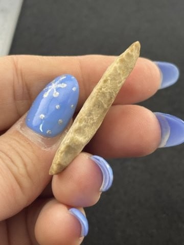 Triangle Indian Artifact Arrowhead - 4