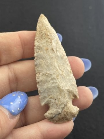 Dovetail Indian Artifact Arrowhead - 3