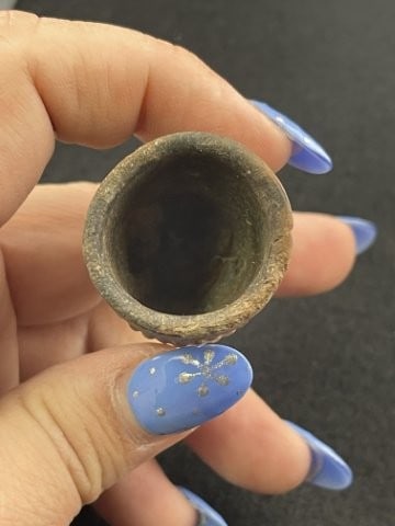 Trade Pipe Indian Artifact Arrowhead - 4