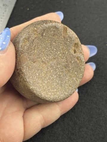 Discoidal Indian Artifact Arrowhead - 3