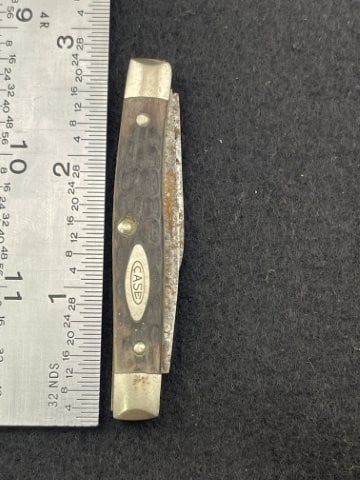 Small Case Knife: KEY WORDS: INDIAN ARTIFACT ARTIFACTS ARROWHEAD ARROWHEADS NATIVE AMERICAN MISSISSIPPIAN QUAPAW CADDO POTTERY COINS MORGAN DOLLAR PEACE DOLLAR SILVER COINS. All coins have been Sigma tested for authent