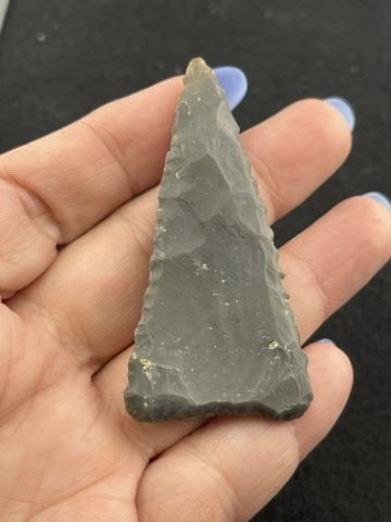 Triangle Indian Artifact Arrowhead - 3