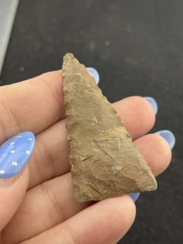 Triangle Indian Artifact Arrowhead - 3