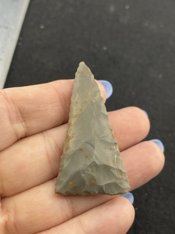 Triangle Indian Artifact Arrowhead - 3