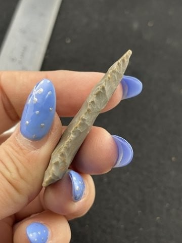 Triangle Indian Artifact Arrowhead - 4