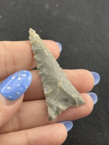 Triangle Indian Artifact Arrowhead - 3