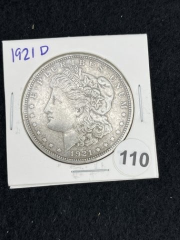 1921 D Morgan Silver Dollar Coin: KEY WORDS: INDIAN ARTIFACT ARTIFACTS ARROWHEAD ARROWHEADS NATIVE AMERICAN MISSISSIPPIAN QUAPAW CADDO POTTERY COINS MORGAN DOLLAR PEACE DOLLAR SILVER COINS. All coins have been Sigma tested for