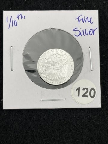 1/10th Fine Silver Coin (1 of 2)