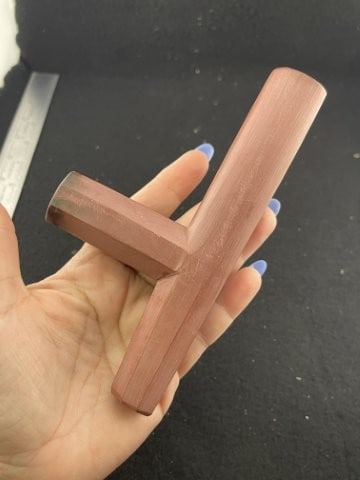 Catlinite Pipe Indian Artifact Arrowhead - 7