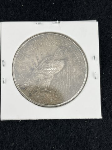 1924 Peace Silver Dollar Coin - 2