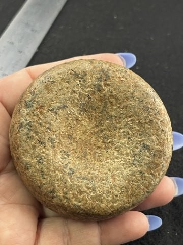 Discoidal Indian Artifact Arrowhead - 4