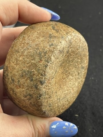 Discoidal Indian Artifact Arrowhead - 6