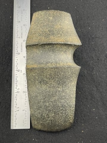 Grooved Axe Indian Artifact Arrowhead: KEY WORDS: INDIAN ARTIFACT ARTIFACTS ARROWHEAD ARROWHEADS NATIVE AMERICAN MISSISSIPPIAN QUAPAW CADDO POTTERY COINS MORGAN DOLLAR PEACE DOLLAR SILVER COINS. All coins have been Sigma tested for authent