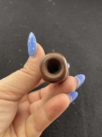 Red Stone Pipe Indian Artifact Arrowhead - 7