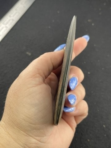 Snake Engraved Stone Gorget Indian Artifact Arrowhead - 6